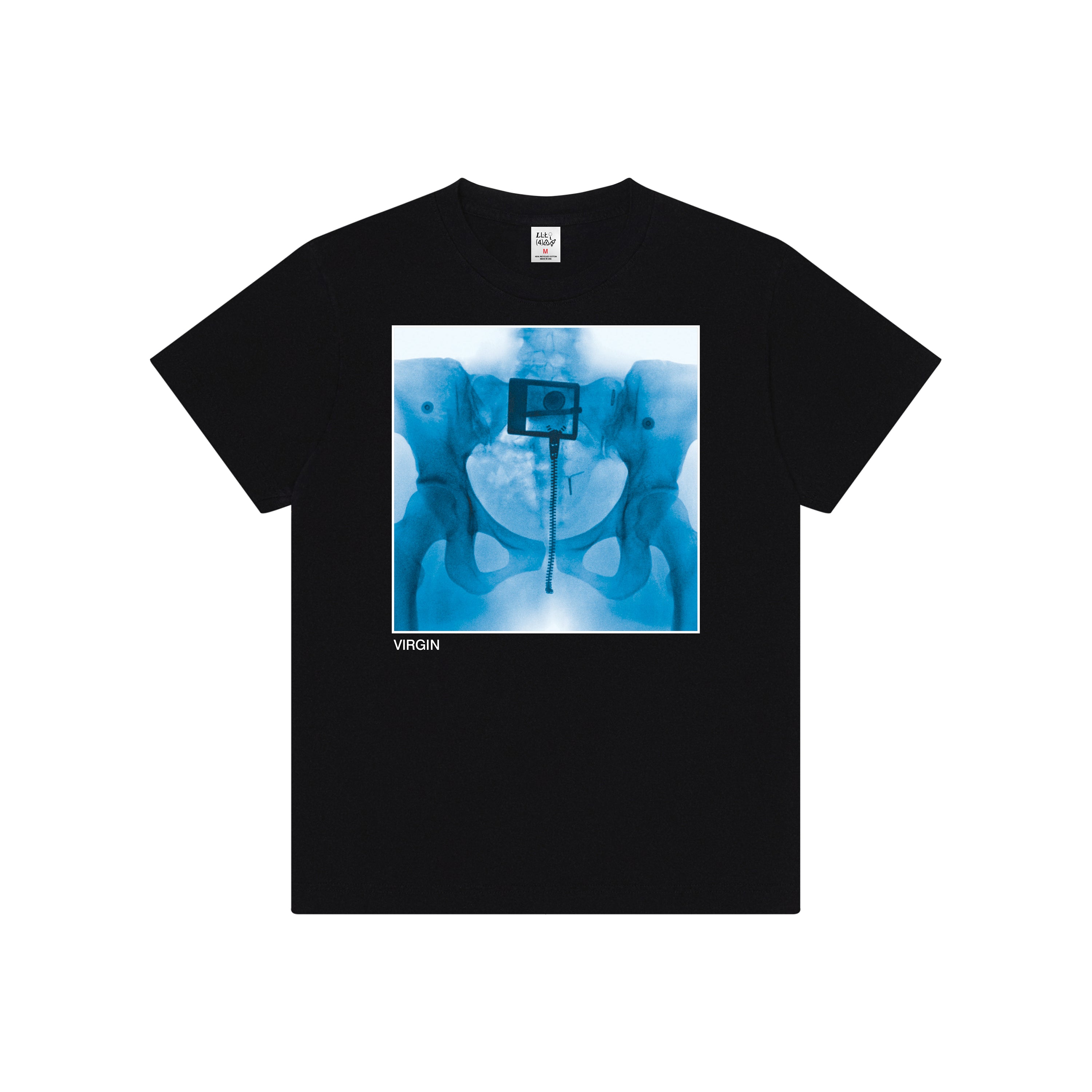 VIRGIN T-SHIRT (BLACK) Front
